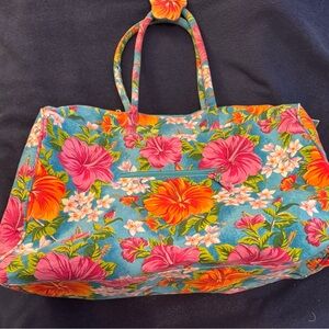 Cappelli Straworld Blue Floral Tote